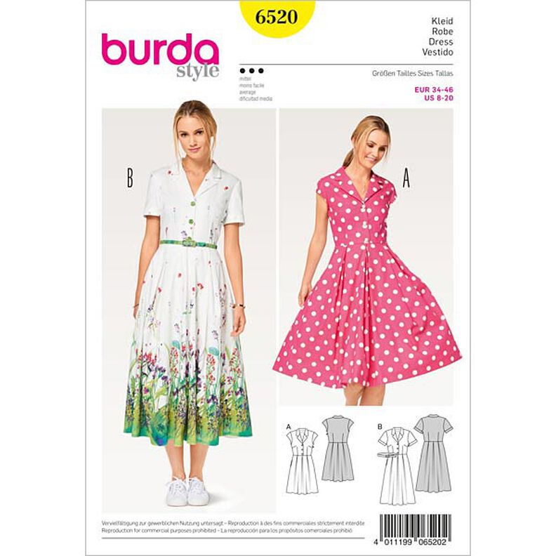 Dress, Burda 6520,  image number 1