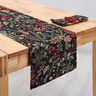 Decor Fabric Tapestry Fabric flower meadow – black,  thumbnail number 9