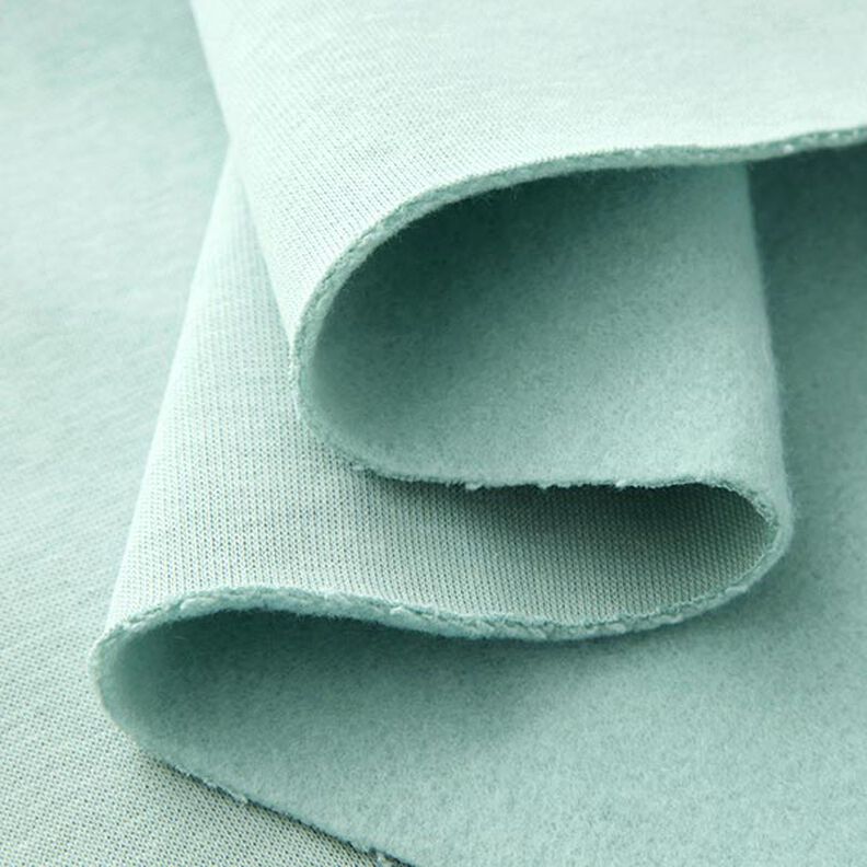 Brushed Sweatshirt Fabric – pastel green,  image number 4