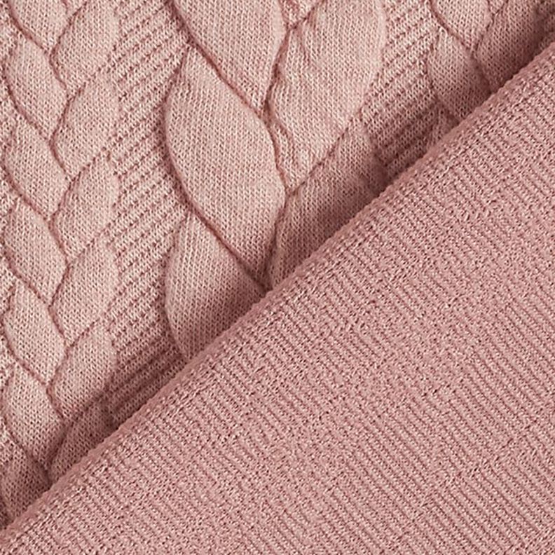 Cabled Cloque Jacquard Jersey – rosé,  image number 4