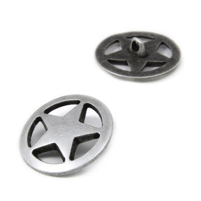 Metal Button Star 1, 