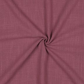 Cotton Linen look plain – hollyhock, 