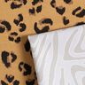 Decor Fabric Half Panama Leopard print – mocca/black,  thumbnail number 5