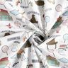 Cotton Poplin sweet Harry Potter world Licensed Fabric – white,  thumbnail number 3