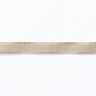 Linen/Cotton Woven Trim [ 10 mm ] – beige,  thumbnail number 1
