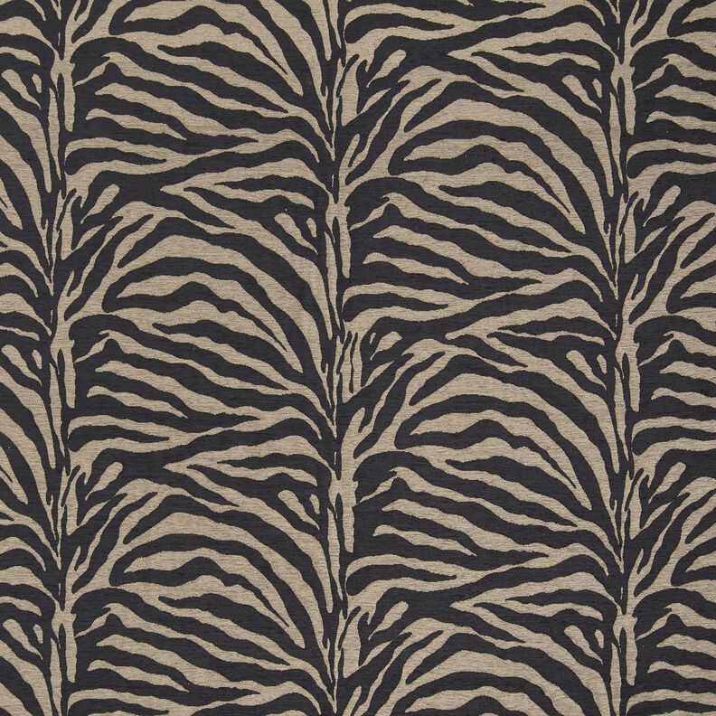 Upholstery Fabric Jacquard Zebra – khaki/black, image number 1