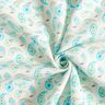 Paisley linen blend – ivory/light turquoise,  thumbnail number 3