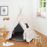 Cotton fabric Percale Woodland animals – white/light brown,  thumbnail number 8