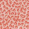 Cotton Cretonne Abstract leaves – terracotta/ivory,  thumbnail number 1