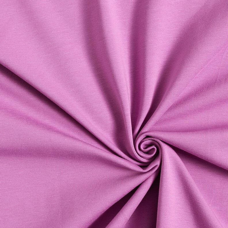 Medium Cotton Jersey Plain – red lilac,  image number 1