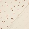 Ribbed Jersey Scattered Hearts | Poppy Fabrics – light beige/brown,  thumbnail number 4