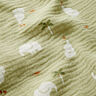 Double Gauze/Muslin Baby elephants – pistachio,  thumbnail number 2