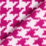Coat Fabric Houndstooth – rosé/purple,  thumbnail number 4