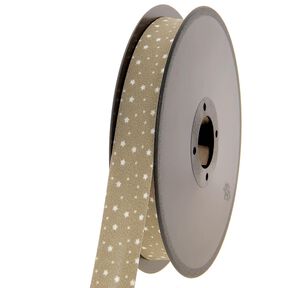 Bias binding Stars Organic cotton [20 mm] – khaki, 