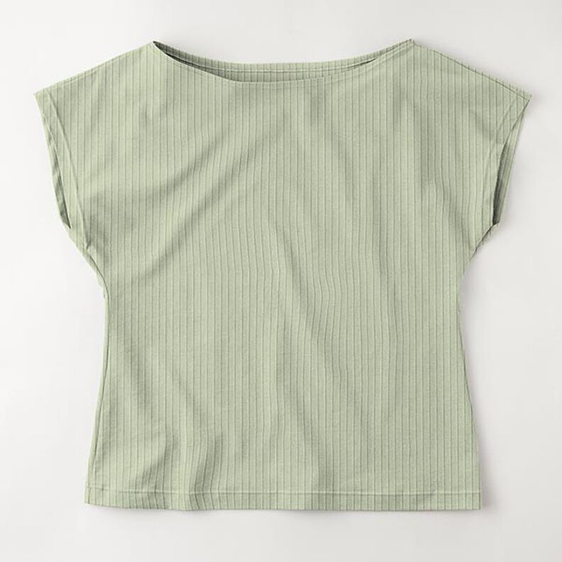 Plain ribbed jersey – pistachio,  image number 8