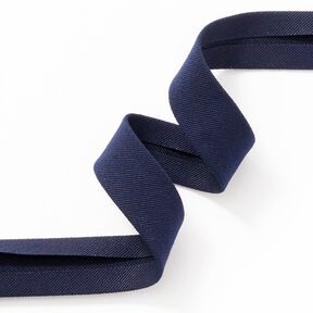 Outdoor Bias binding folded [20 mm] – navy blue, 