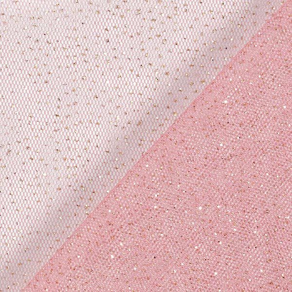 Royal Glitter Tulle – dusky pink/gold,  image number 4