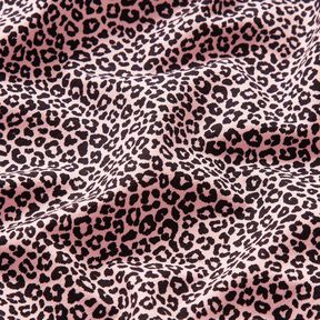 Cotton Jersey Mini Leopard Print – light pink/black, 