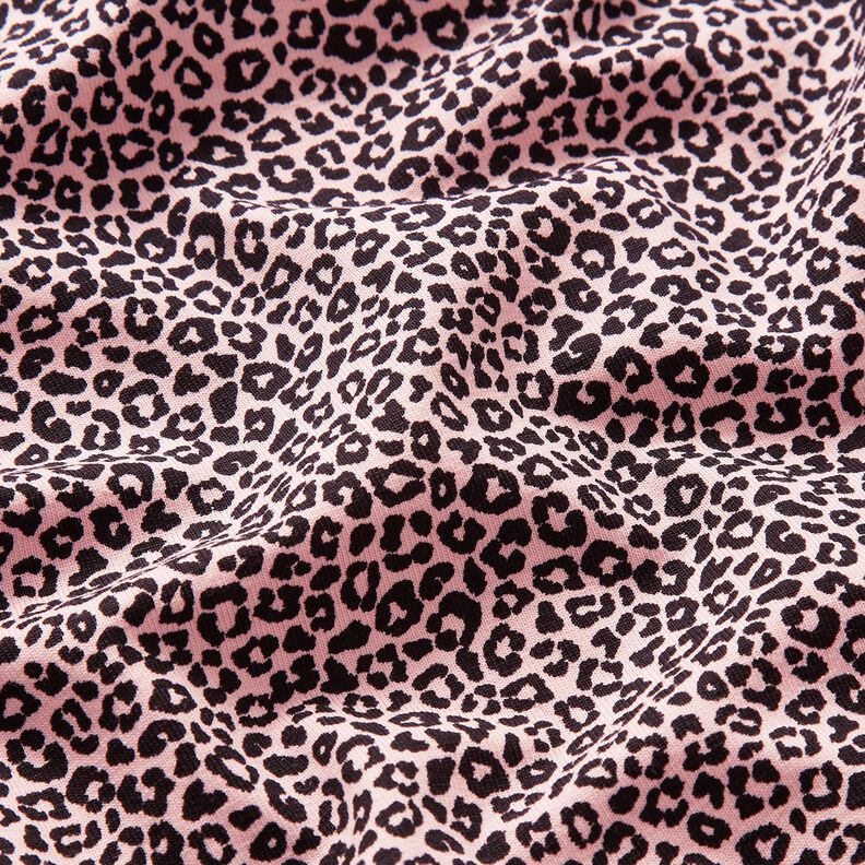 Cotton Jersey Mini Leopard Print – light pink/black, image number 2