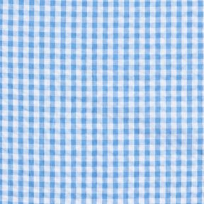 Seersucker Cotton woven check – blue/white, 
