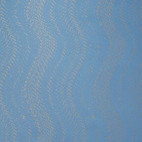 Lining Fabric Jacquard Scaly Pattern – blue/gold, 