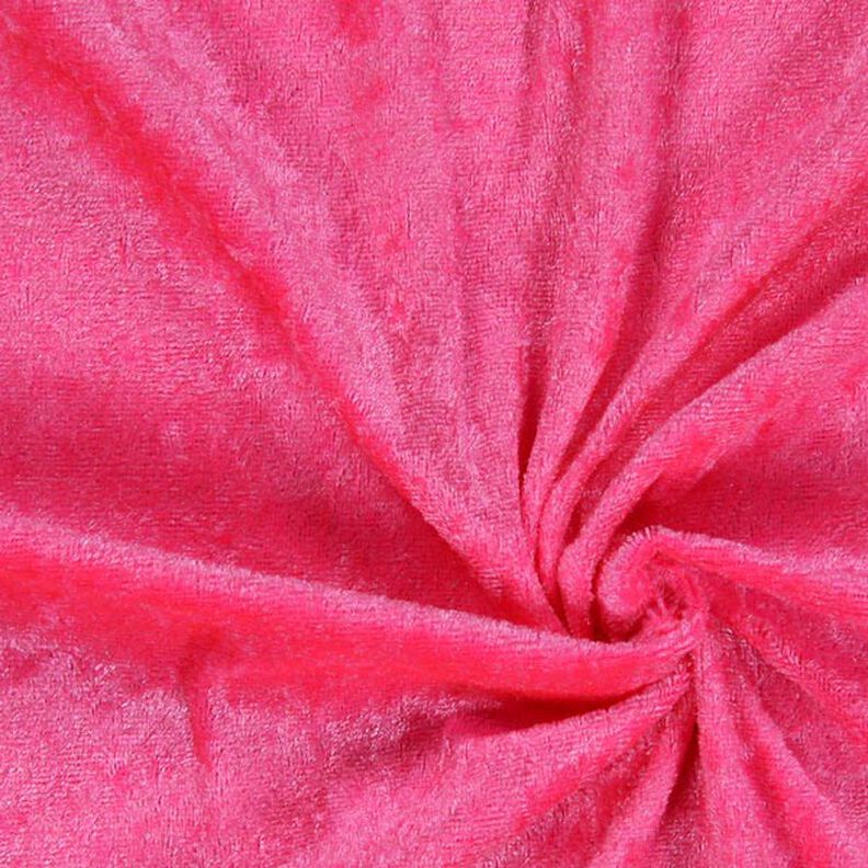 Panne velvet – neon pink,  image number 1