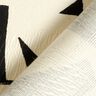 Decor Fabric Jacquard abstract, textured – black/offwhite,  thumbnail number 4
