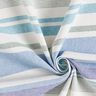 Decor Fabric Half Panama Colourful Stripe Mix Recycled – brilliant blue,  thumbnail number 3