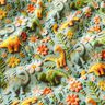 Cotton Poplin clay dinosaurs Digital Print – reed,  thumbnail number 2