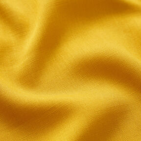 Linen look viscose fabric – curry yellow, 