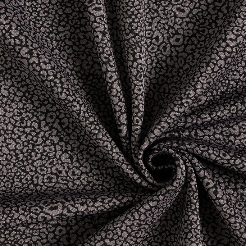 Leopard print knitted jacquard – grey/black,  image number 3