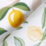Coated Cotton painted lemons – white/lemon yellow,  thumbnail number 5