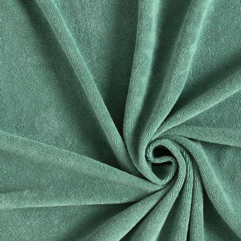 Towelling Fabric Stretch Plain – reed,  image number 1