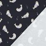 GOTS Cotton Jersey seals Digital Print | Poppy Fabrics – midnight blue/anemone,  thumbnail number 4