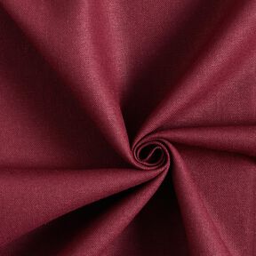 pure heavy linen Plain – burgundy, 