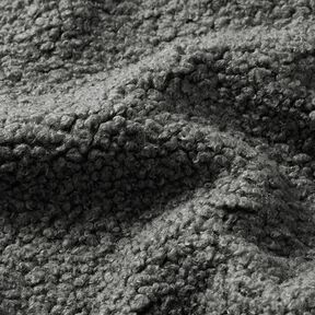 Upholstery Fabric Sheepskin look – dark grey, 