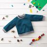 Alpine Fleece Comfy Sweatshirt Plain – petrol,  thumbnail number 8