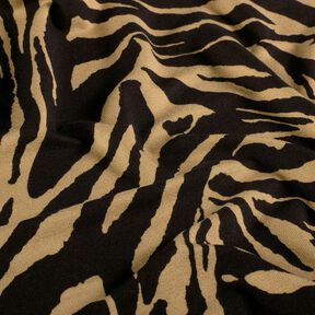 Viscose Jersey Zebra print – mocca/black, 