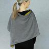 FRAU PENNY Asymmetric Reversible Poncho | Studio Schnittreif | one size,  thumbnail number 5