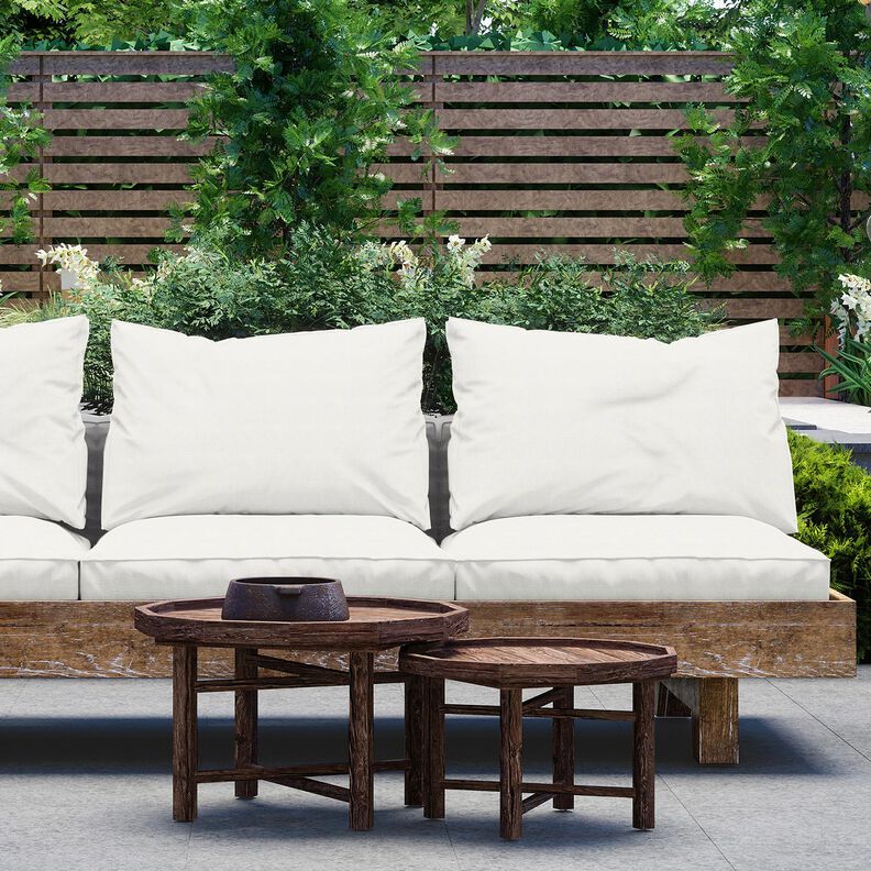 Outdoor Fabric Canvas Plain – ivory,  image number 5
