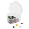 Eyelets with discs, in heart box [8 mm] | Prym – red,  thumbnail number 3