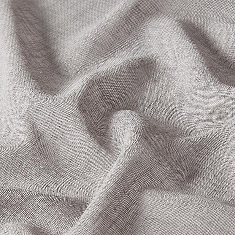 Curtain fabric Voile Ibiza 295 cm – light grey,  image number 2