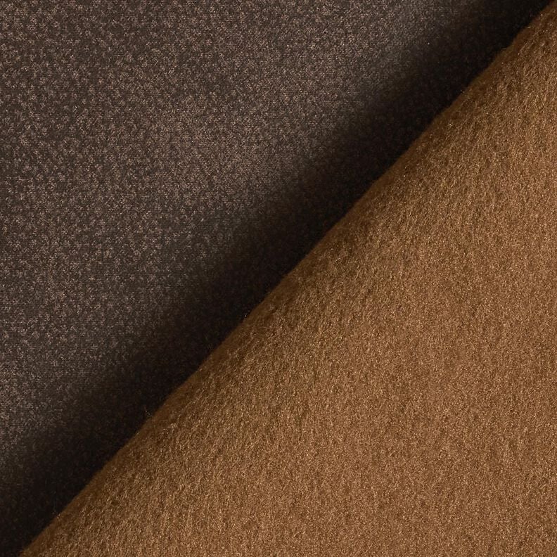 Upholstery Fabric Printed leather look – dark brown,  image number 3
