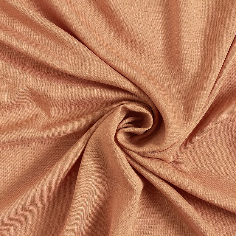 Linen look viscose fabric – beige,  image number 1