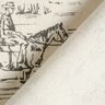 Decor Fabric Panama Riding – grey/natural,  thumbnail number 4