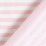 Cotton Cretonne casual stripes – light pink/white,  thumbnail number 4