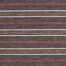 Cotton fabric irregular horizontal stripes – grey,  thumbnail number 1
