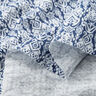 Double Gauze/Muslin traditional pattern – white/indigo,  thumbnail number 3