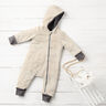 Faux Fur Teddy Fabric – light beige,  thumbnail number 4