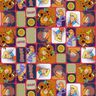 Cotton Poplin Scooby Doo as a comic Licensed Fabric – red/colour mix,  thumbnail number 1